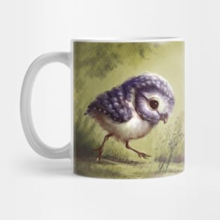 Little owl walking Mug